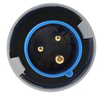 5-553-24 Legrand, P17 Tempra Pro IP66, IP67 Blue Cable Mount 2P + E Industrial Power Plug, Rated At 16A, 230 V