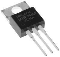irfz46npbf Infineon HEXFET Type N-Channel MOSFET, 53 A, 55 V Enhancement, 3-Pin TO-220AB IRFZ46NPBF
