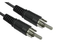 286-2805 RS PRO Male RCA to Male RCA RCA Cable, Black, 25m