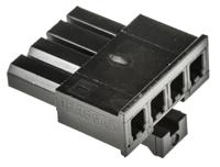 1445022-4 TE Connectivity, Micro MATE-N-LOK Female Connector Housing, 3mm Pitch, 4 Way, 1 Row