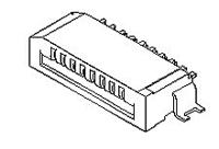 52793-0470 Molex, 52793 1mm Pitch 4 Way Right Angle Female FPC Connector, Non-ZIF