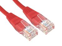 240-6311 RS PRO, 2m Cat6, Red RJ45 to Male RJ45 Male, U/UTP Unshielded, Terminated PVC Sheath