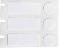 ptl-98-499 Brady B-499 Nylon Cloth White Label Roll, 25.40mm Width, 9.53mm Height, 500 Qty