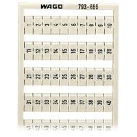 793-666 WAGO, 793 Marker Card for use with  for use with Terminal Blocks