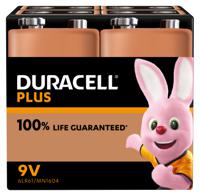 9v-pwr-p4-rs Duracell Duracell Plus Power Alkaline 9V Batteries PP3