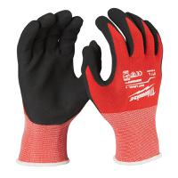 4932471417 Milwaukee Red Nitrile Glove, Size 9, Nitrile Coating