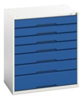 1692512911 Bott 7 Cabinet, Steel, 900mm x 800mm x 550mm, Blue, Light Grey