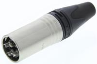 nc3mxx-ha Neutrik Cable Mount XLR Connector, Male, 50 V, 3 Way, Silver Plating