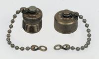 97-60-16p Amphenol Industrial 97 MIL-DTL-5015 Socket Dust Cap, Shell Size 16 IP66 Rated, with Olive Drab Cadmium Finish, Aluminium