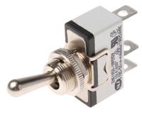 639h2k APEM Toggle Switch, Panel Mount, On-Off-On, SPST, Solder Lug Terminal, 250V ac