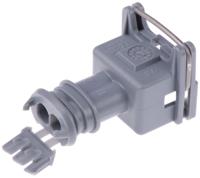 282189-2 TE Connectivity, Junior Power Timer Automotive Connector Socket Grey Cable Mount 2 Way