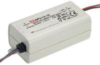 apv-12-15 MEAN WELL LED Driver, 15V Output, 12W Output, 800mA Output, Constant Voltage