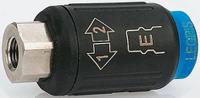 9414e07-13 Legris Reinforced Polymer Female Pneumatic Quick Connect Coupling, G 1/4 Female Threaded