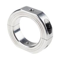 of-msp-40-a Ruland Shaft Collar, Two Piece, Clamp Screw, Bore 40mm, OD 60mm, W 15mm, Aluminium