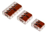 887-957 WAGO L-BOXX Mini, 221 Series Lever Connector Set, 2, 3-Way, Cage Clamp Termination