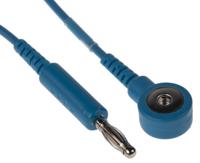 798-9284 RS PRO ESD Grounding Wrist Strap & Cord Set With 4 mm Stud