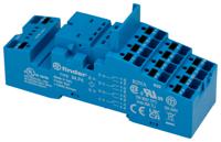 94p4sma Finder 94 250V ac DIN Rail Relay Socket, for use with 55.32 Relay, 55.34 Relay