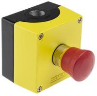3su1851-0nb00-2aa2 Siemens SIRIUS ACT 3SU18 Series Twist Release Emergency Stop Push Button, Panel Mount, 22mm Cutout, 2NC, IP66, IP67,
