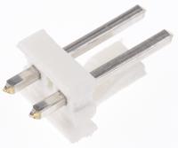 640445-2 TE Connectivity MTA-156 Series Straight Through Hole Pin Header, 2 Contact(s), 3.96 mm Pitch, 1 Row, Unshrouded