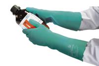 073210141e Honeywell Safety Camatril 732 Black Natural Latex, Polychloroprene Work Gloves, Size 10, Latex Coating
