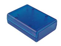 1593ltbu Hammond Transparent Blue ABS Instrument Case, 91 x 66 x 28mm