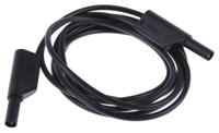 934069100 Hirschmann Test & Measurement, 16A, 1000V ac/dc, Black, 2m Lead Length