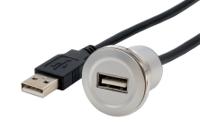 ex-49181 Exsys USB 2.0 USB A Female Female to USB A Male Adapter