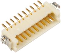 df13a-9p-125h51 Hirose DF13 Series Right Angle Surface PCB Header, 9 Contact(s), 1.25 mm Pitch, 1 Row, Shrouded