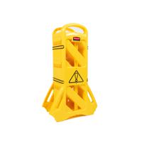 fg9s1100yel Rubbermaid Commercial Products Yellow PE Folding Barrier