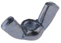 521-844 18mm Bright Zinc Plated Steel Wingnut, M3