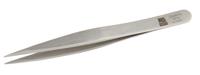 136-9691 RS PRO 120 mm, Stainless Steel, Flat, Tweezers
