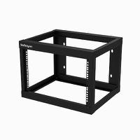 rk619wallo StarTech.com Black 6U Steel Server Rack , with 2-Post Frame