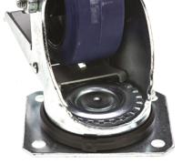 32103bfr LAG Braked Swivel Castor Wheel, 150kg Capacity, 100mm Wheel