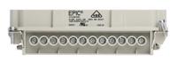 10196000 EPIC Connector Insert, 24 Way, 16A, Male, H-BE, Cable Mount, 600 V