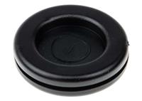 01330355010 SES Sterling DG Black PVC 28mm Cable Grommet for Maximum of 21mm Cable Dia.