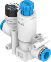 vrpa-cm-q6-e Festo Push In 6 mm Regulator - 1bar to 8bar, 8bar max. input, VRPA-CM-Q6-E