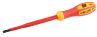 125-3082 RS PRO Slotted Insulated Screwdriver, 5.5 x 1 mm Tip, 125 mm Blade, VDE/1000V, 225 mm Overall