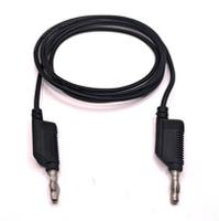 bu-2020sr-a-12-0 Mueller Electric Black Male Banana Connector, 4 mm Connector, Plug-In Termination, 19A, 60V