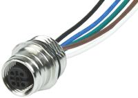 1200845013 Brad from Molex Female 12 way M12 to 12 way Free End Sensor Actuator Cable, 300 mm