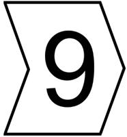 515-03954-hgdc2-5-9-pvc-wh HellermannTyton Helagrip Slide On Cable Markers, Black on White, Pre-printed "9", 2 → 5mm Cable, 515-03954