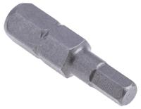 253-201 RS PRO Hexagon Screwdriver Bit, Hex 4 Tip