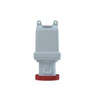 2cma167328r1000 Amphenol Industrial, 2CMA1 IP67, IP69 Red Wall Mount 3P+N+E Industrial Power Socket, Rated At 63A, 415 V