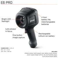 flir-e6-pro FLIR E6 Pro Thermal Imaging Camera with WiFi, -20 → +550 °C, 240 x 180pixel Detector Resolution