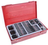 ttbs53 Teng Tools Bits set 53 Pieces, Hexagon, Phillips, Slotted, Torx