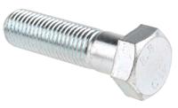 279-880 RS PRO Bright Zinc Plated Steel, Hex Bolt, M16 x 60mm