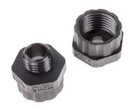 822-9861 RS PRO Cable Gland Adaptor, M12 Exterior Thread, M16 Interior Thread, Nylon 66
