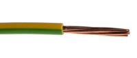 20147720 Prysmian 6491X Series Green/Yellow 6 mm² Hook Up Wire, 7/1.04 mm, 100m,