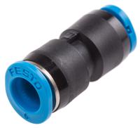 qsm-6-4 Festo QSM Series Reducer Nipple, Push In 6 mm to Push In 4 mm, Tube-to-Tube Connection Style, 153327