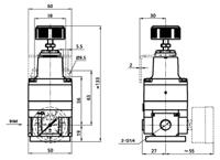 235-1135 RS PRO G 1/4 Pneumatic Regulator -