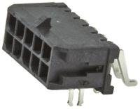 43045-0815 Molex Micro-Fit 3.0 Series Straight Surface PCB Header, 8 Contact(s), 3 mm Pitch, 2 Row, Shrouded